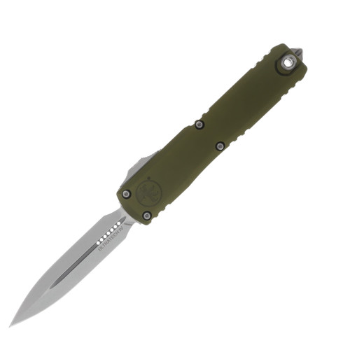 Microtech Ultratech Gen IV Automatic Knife Stonewash D/E OD Green Microtech Ultratech Gen IV Automatic Knife Stonewash D/E OD Green AUMT1122410OD